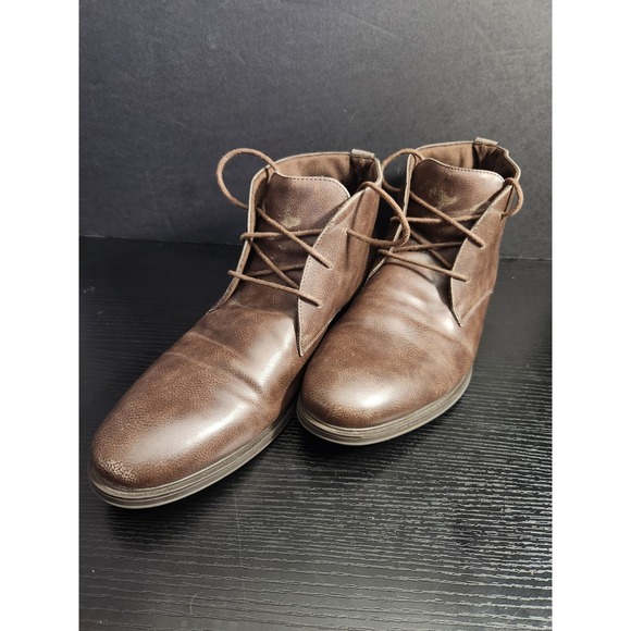Other - Mens Brown size 9 M Lace Up Ankle Boots Casual Dress Boots‎ Chukka Style